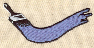Embroidery Design: Paint brush<br> 3.55w X 1.60h