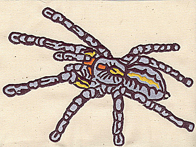Embroidery Design: Tarantula<br> 7.94w X 5.79h