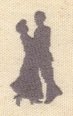 Embroidery Design: Ballroom dancers<br>1.04w X 1.80h