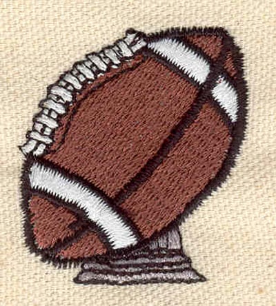 Embroidery Design: Football G<br> 1.46w X 1.61h