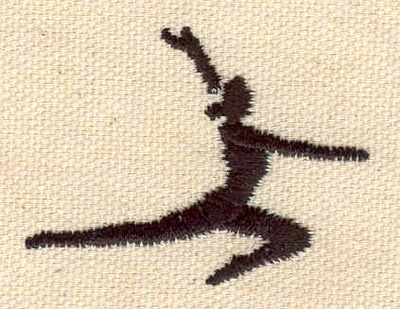 Embroidery Design: Dancer G<br> 1.81w X 1.38h