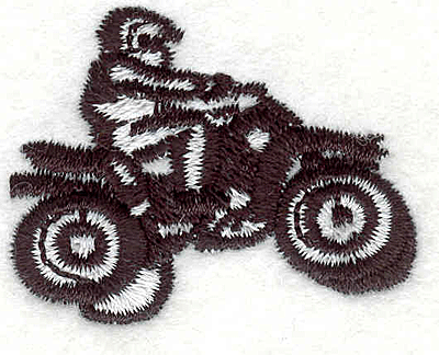 Embroidery Design: ATV<br> 1.27" X 1.63"