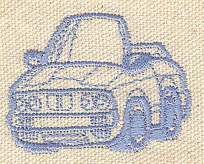 Embroidery Design: Car<br> 1.97w X 1.51h