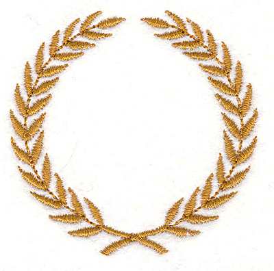 Embroidery Design: Wreath 8<br> 2.41" X 2.44"