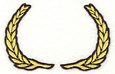 Embroidery Design: Wreath 6<br> 2.20" X 3.35"