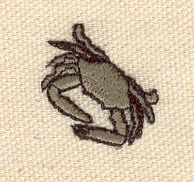 Embroidery Design: Crab C<br> 0.87w X 0.93h