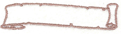 Embroidery Design: Banner 12<BR>0.97" x 3.92"
