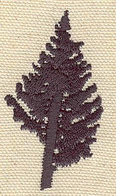 Embroidery Design: Evergreen I<br> 1.23w X 2.28h