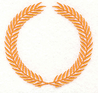Embroidery Design: Wreath 7<br> 2.89" X 2.97"