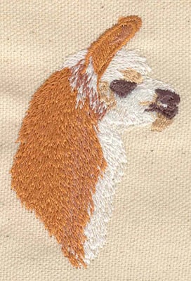 Embroidery Design: Llama <br> 1.88w X 2.90h