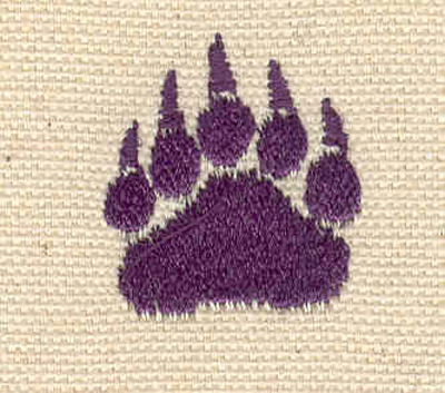 Embroidery Design: Paw C<br> 0.94w X 1.08h