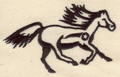 Embroidery Design: Horse<br> 3.22w X 1.99h