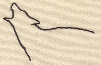 Embroidery Design: Paw D<br> 3.67w X 2.38h