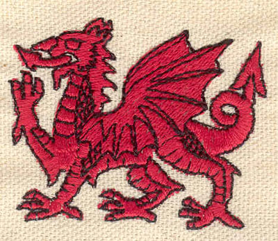 Embroidery Design: Dragon<br> 2.17w X 1.75h | Embroidery Legacy Embroidery Design: Dragon<br> 2.17w X 1.75h