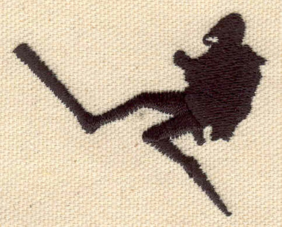 Embroidery Design: Diver  <br> 2.24w X 1.74h