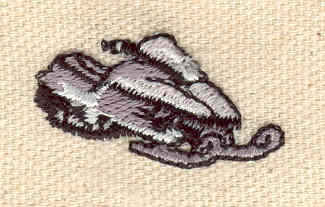 Embroidery Design: Snowmobile<br> 1.24w X 0.65h