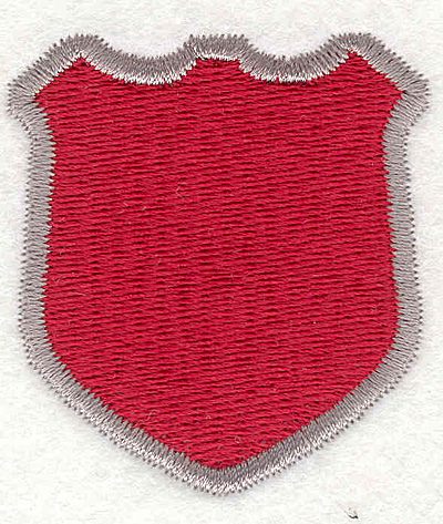 Embroidery Design: Shield 3<br>2.06"x1.87"