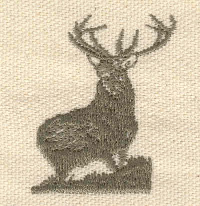 Embroidery Design: Deer C<br>1.43w X 1.82h
