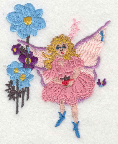 Embroidery Design: Fairy <br>2.86"w X 3.64"h