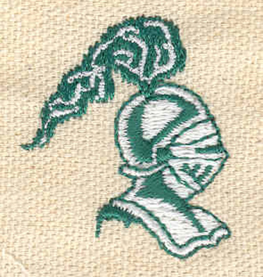 Embroidery Design: Knight head<br> 1.19w X 1.36h