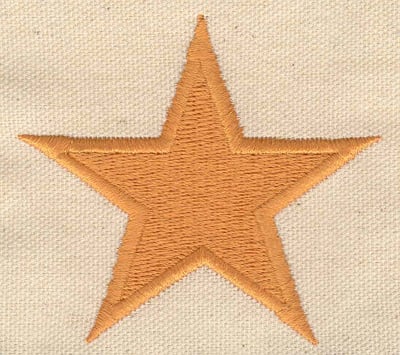 Embroidery Design: Star<br> 2.99w X 2.72h