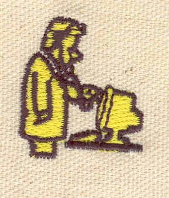 Embroidery Design: Computer doctor<br> 1.07w X 1.21h