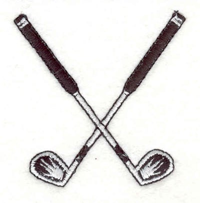 Embroidery Design: Golf Clubs  <br>2.32"w X 2.39"h