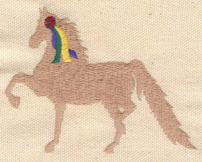 Embroidery Design: Horse prancing<br> 3.51w X 2.68h