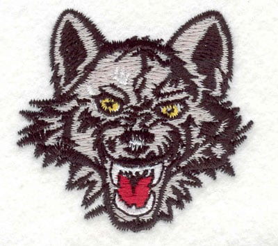 Embroidery Design: Wolf head G <br>2.20"w X 2.08"h