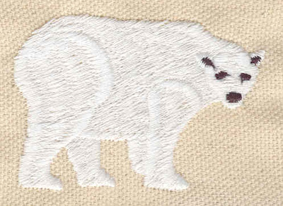 Embroidery Design: Polar bear<br> 2.28w X 1.55h