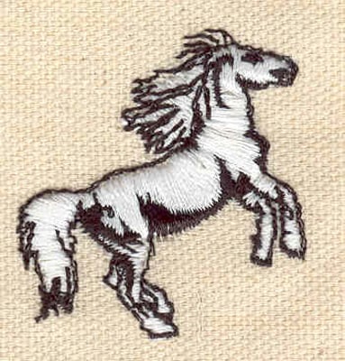 Embroidery Design: Horse A<br> 1.46w X 1.55h
