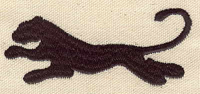 Embroidery Design: Panther<br> 3.54w X 1.50h