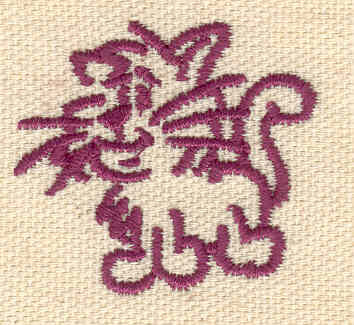 Embroidery Design: Kitty Cat<br> 1.50w X 1.39h
