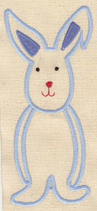 Embroidery Design: Rabbit<br> 2.76w X 6.79h