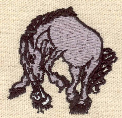 Embroidery Design: Mustang<br> 2.15w X 2.08h
