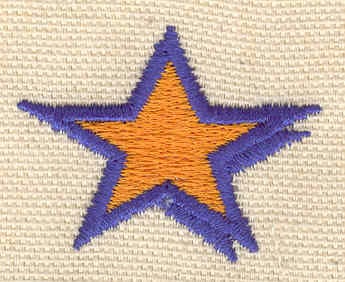 Embroidery Design: Star<br> 1.52w X 1.19h