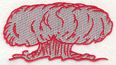 Embroidery Design: Atom Bomb<br>2.20" x 3.92"