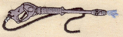 Embroidery Design: Spray washer<br> 4.16w X 1.07h