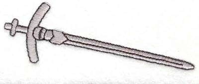 Embroidery Design: Sword <br> 1.13" x 3.28" | Embroidery Legacy Embroidery Design: Sword <br> 1.13" x 3.28"