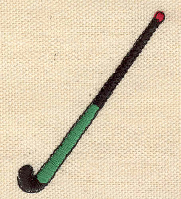 Embroidery Design: Field hockey stick<br> 1.93w X 2.27h