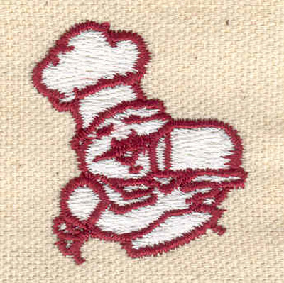 Embroidery Design: Baker<br> 1.33w X 1.48h
