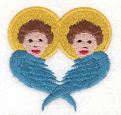 Embroidery Design: Angels <br>1.97"w X 2.02"h