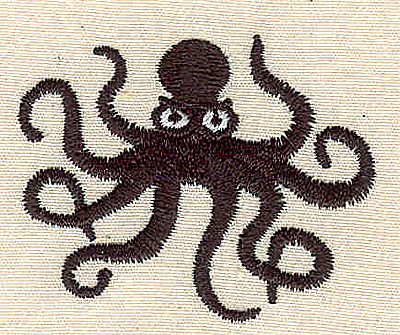 Embroidery Design: Octopus<br> 1.95w X 1.59h