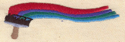Embroidery Design: Paint brush<br> 3.30w X 1.25h