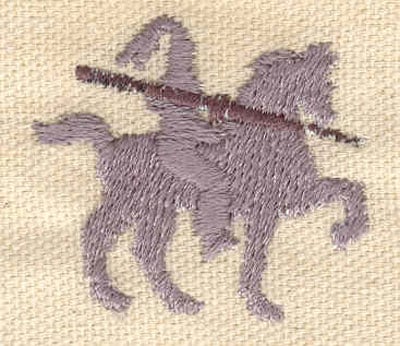 Embroidery Design: Knight<br> 1.57w X 1.43h
