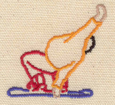 Embroidery Design: Snowboarder<br> 2.04w X 2.15h