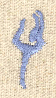 Embroidery Design: Dancer I<br> 0.59w X 1.28h