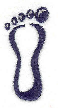 Embroidery Design: Foot 2<br> 1.87w X 0.89h