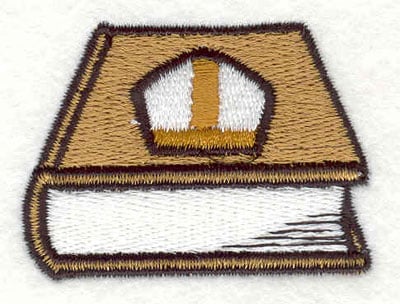 Embroidery Design: Bible <br>2.11"w X 1.57"h