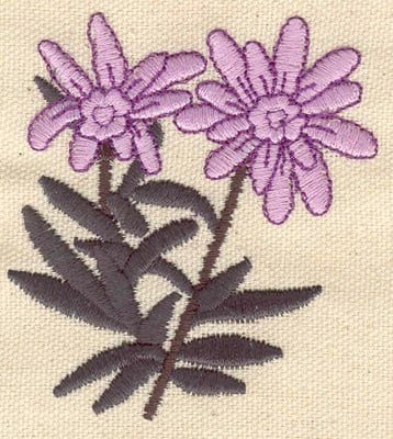 Embroidery Design: Mums<br> 2.72w X 2.96h